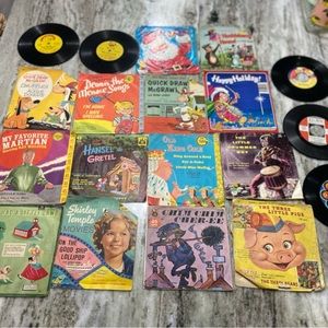 Lot of Children Vintage Records (Most from 1960s) - 78 & 45